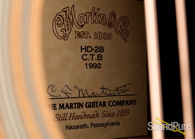 Martin HD-28 CTB Acoustic #517480 - Used — image 5
