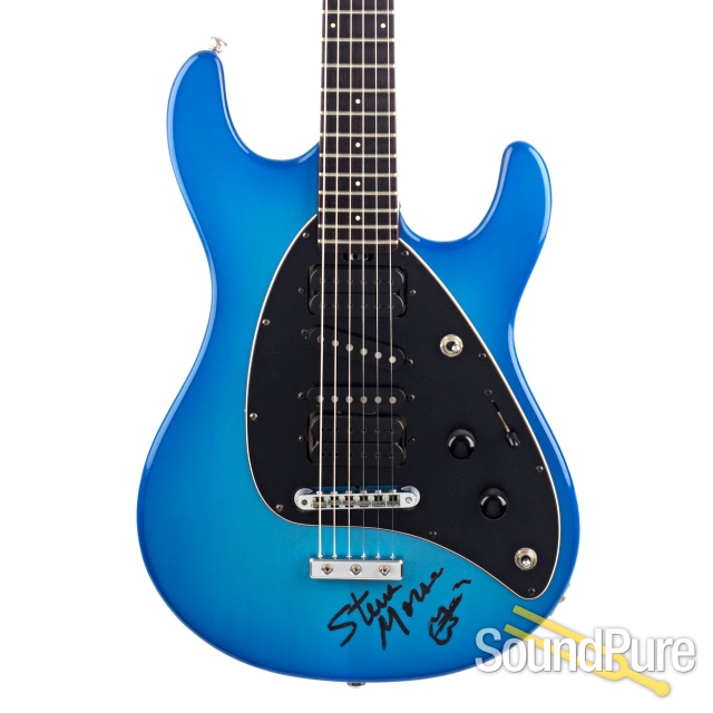 Ernie Ball Music Man Steve Morse Blueburst #094048 - Used — image 1