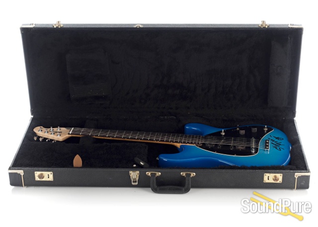 Ernie Ball Music Man Steve Morse Blueburst #094048 - Used — image 5