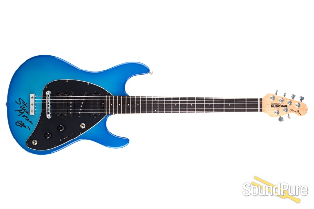 Ernie Ball Music Man Steve Morse Blueburst #094048 - Used — image 9