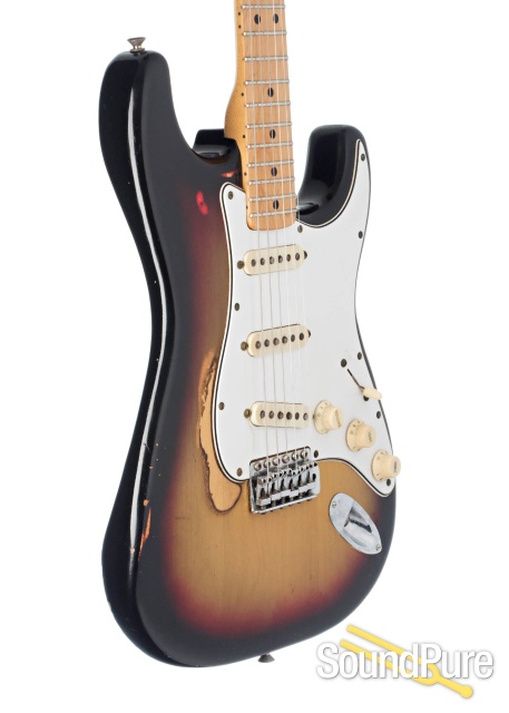 Fender 1976 Stratocaster Sunburst Electric Guitar #554633 — image 5
