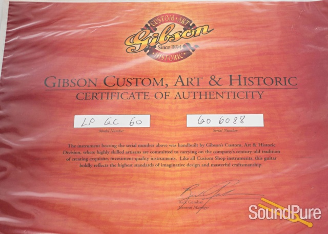 Gibson CS Les Paul 1960 Reissue Lemon Burst #60 6088 - Used — image 2