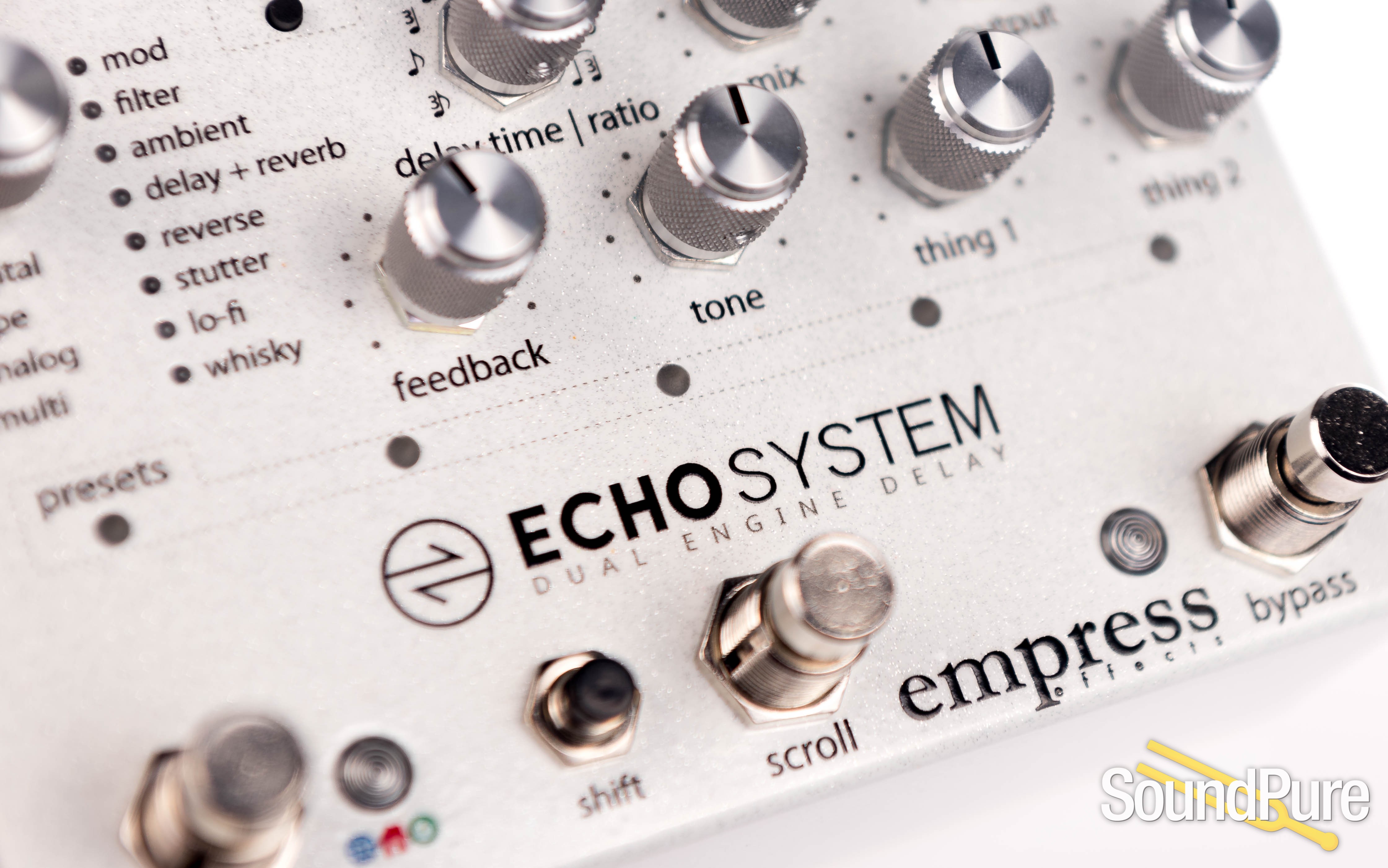 Empress Effects Echosystem Dual Engine Delay Pedal