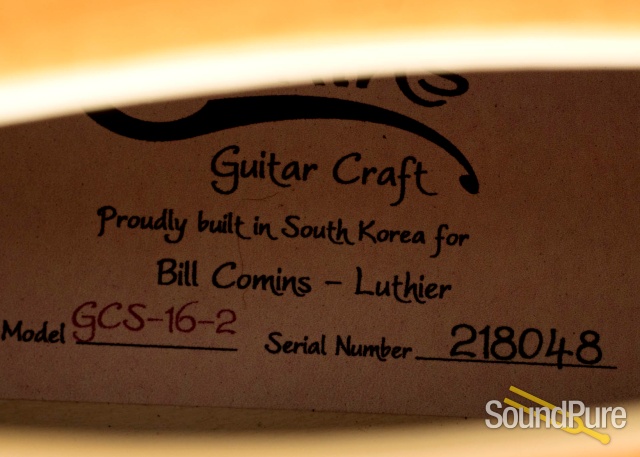 Comins GCS-16-2 Vintage Blond Archtop Guitar #218048 — image 4