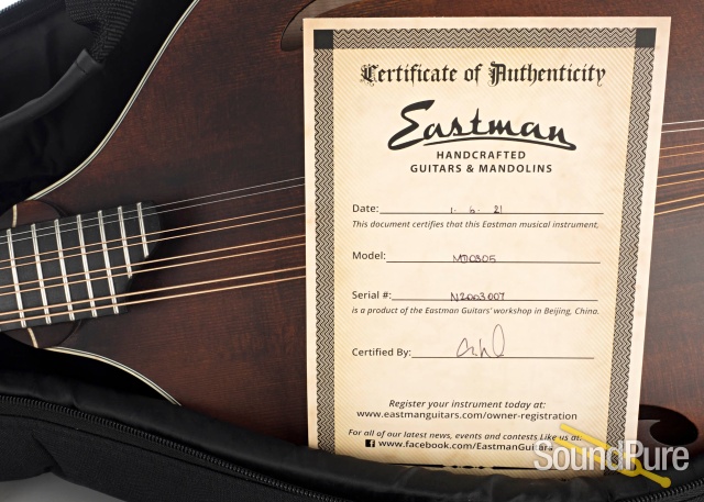 Eastman MDO305 Octave Mandolin #N2003007 — image 5
