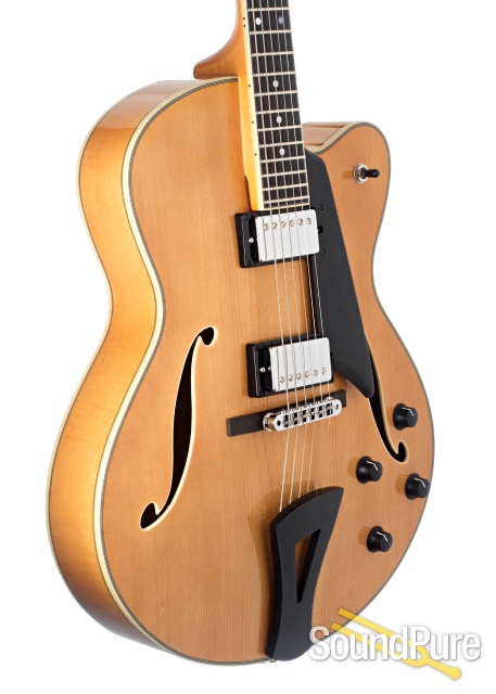 Comins GCS-16-2 Vintage Blond Archtop Guitar #218041 — image 3