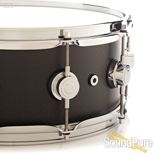 DW 5.5x14 Collectors Series Carbon Fiber Snare Drum — image 3