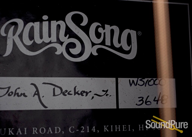 Rainsong WS1000 Concert Jumbo Acoustic Guitar #3648 - Used — image 5