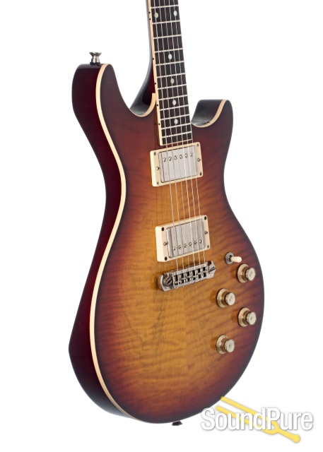 Gene Baker b3 Earth/Wood Tea Burst Electric #0 090 - Used — image 3