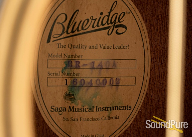 Blueridge BR-140A Addy/Mahogany Acoustic #16040002 - Used — image 4