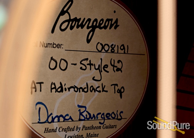 Bourgeois 00 Style-42 AT Addy/EIR Acoustic #8191 - Used — image 2