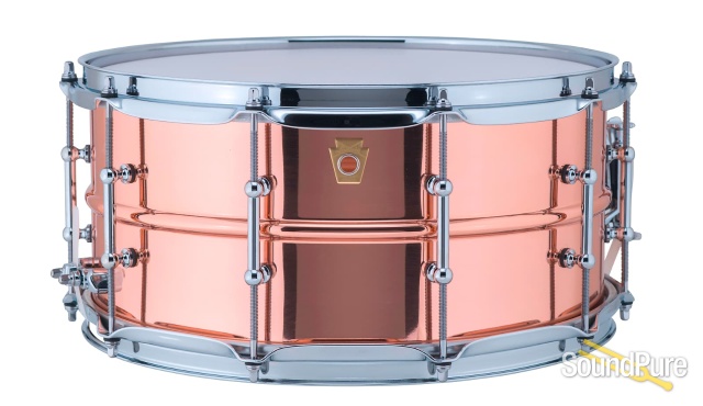 Ludwig 6.5x14 Bronze Phonic Snare - Hammered Shell - Imperial Lugs