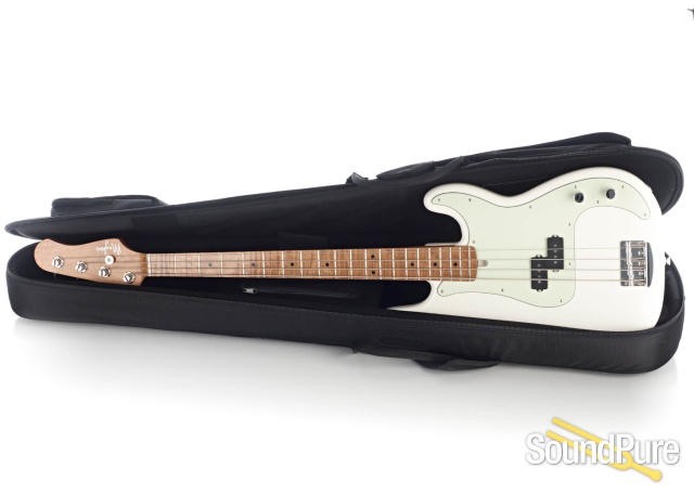 Maghini MP4 Classic Olympic White Electric Bass #1508 - Used — image 4