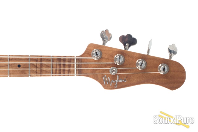 Maghini MP4 Classic Olympic White Electric Bass #1508 - Used — image 5