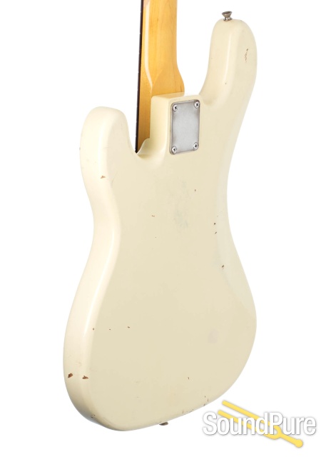 Nash PB-63 Vintage White Bass Guitar #SND-149 - Used — image 2