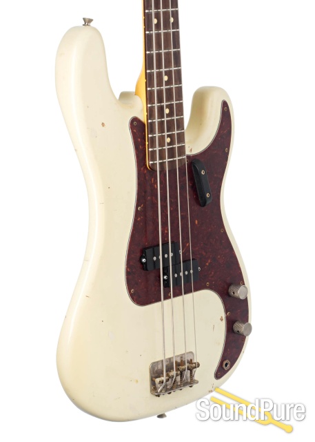Nash PB-63 Vintage White Bass Guitar #SND-149 - Used — image 3