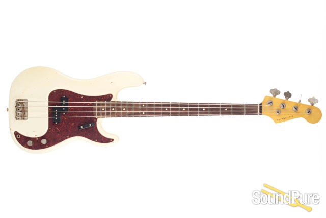 Nash PB-63 Vintage White Bass Guitar #SND-149 - Used — image 8