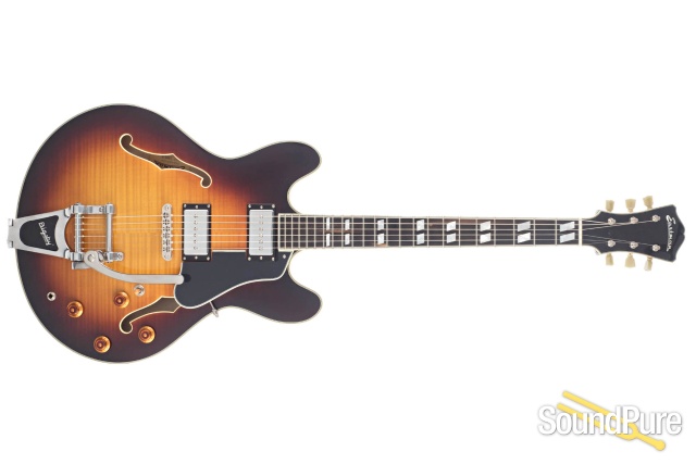 Eastman T486B-SB Sunburst Semi-Hollow #13750107 - Used — image 9