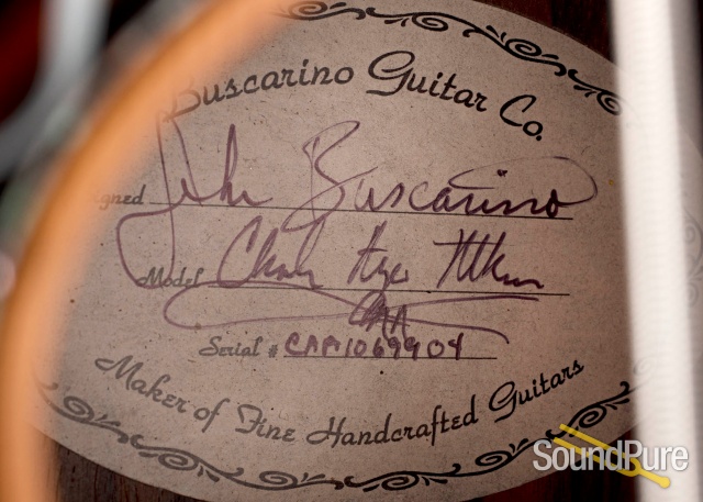 Buscarino Virtuoso 7-String Archtop #CAP1069904 - Used — image 4