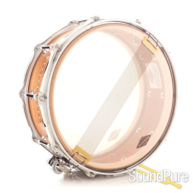 Craviotto 5.5x14 Mahogany w/Inlay Custom Snare Drum BB/BB — image 2