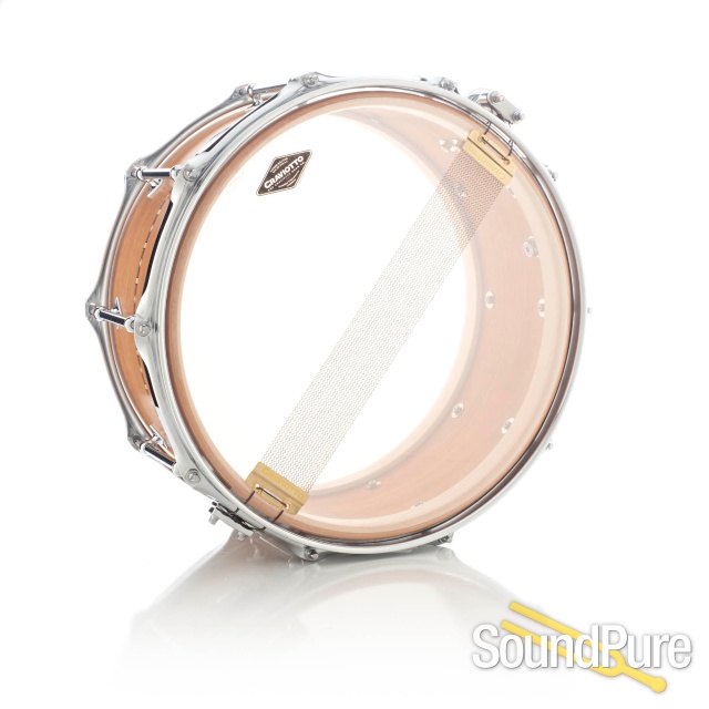 Craviotto 6.5x14 Mahogany w/Inlay Custom Snare Drum BB/BB — image 2