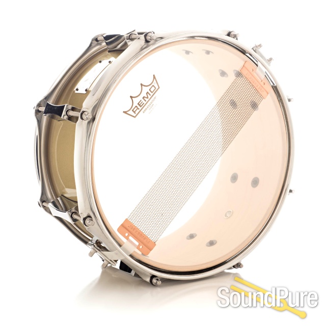 Pork Pie 6x12 Little Squealer Maple/Birch Snare Drum Gold — image 2