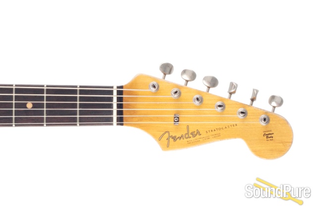 Fender CS LTD '63 Strat Relic Tangerine #CZ542529 - Used — image 4