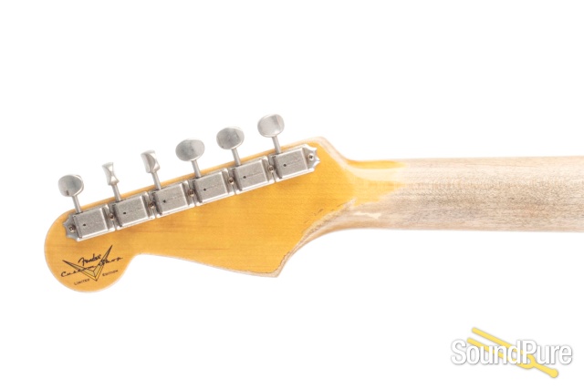 Fender CS LTD '63 Strat Relic Tangerine #CZ542529 - Used — image 7