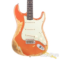 Fender CS LTD '63 Strat Relic Tangerine #CZ542529 - Used Fender CS LTD '63 Strat Relic Tangerine #CZ542529 - Used