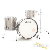 Ludwig 3pc Classic Maple Fab Drum Set Titanium Glitter