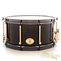 Noble & Cooley 7x14 Classic SS Cherry Snare Drum-Blackwash