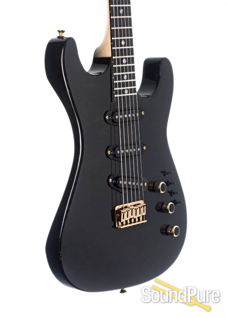 Branzell Custom S-Style Electric Guitar #1055 GLB - Used — image 3