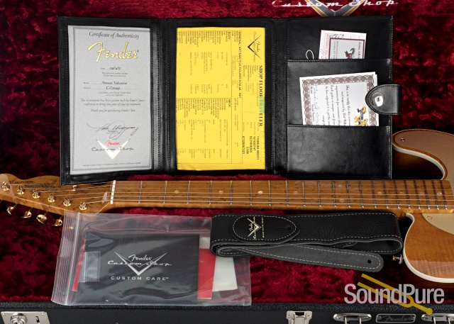 Fender CS Artisan Telecaster Figured Koa #CZ531443 - Used — image 5