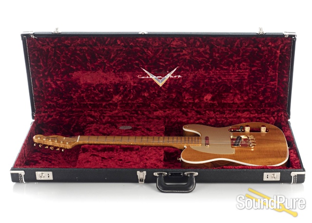Fender CS Artisan Telecaster Figured Koa #CZ531443 - Used — image 6