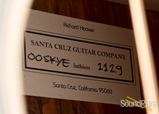 Santa Cruz OO-Skye Adirondack/Cocobolo Acoustic Guitar #1129 — image 4
