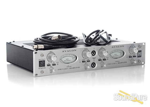Avalon AD-2022 Dual Mono Microphone Preamplifier - Used — image 2