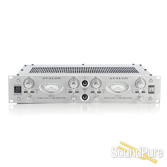 Avalon AD-2022 Dual Mono Microphone Preamplifier - Used — image 1