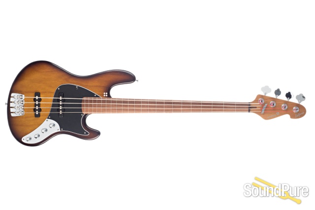 Sandberg California TT4 SL Fretless Tobacco Sunburst #37645 — image 8