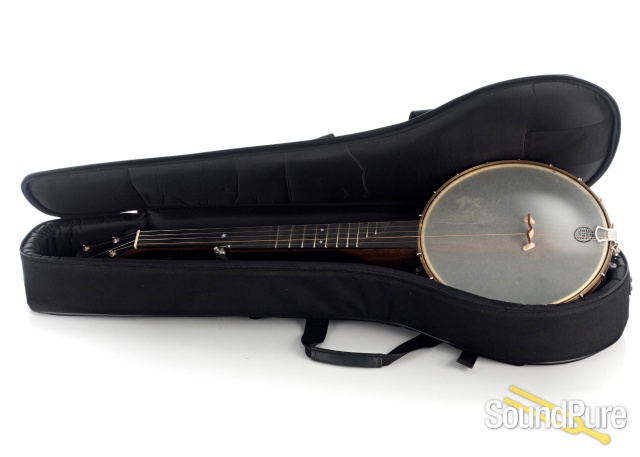 Pisgah Woodchuck Modified Semi-Fretless Ash Banjo - Used — image 4