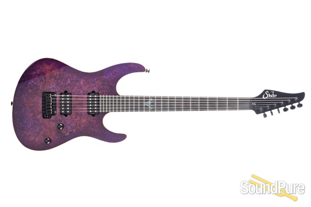 Suhr Modern Burl Trans Purple Burst Electric #JS1T1Q - Used — image 8