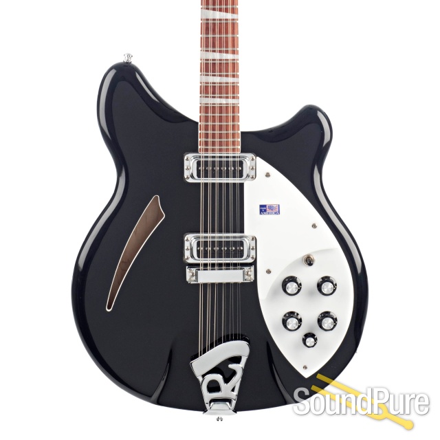 Rickenbacker 360/12 Black 12-String Electric #1009830 - Used — image 1