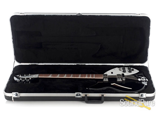 Rickenbacker 360/12 Black 12-String Electric #1009830 - Used — image 4