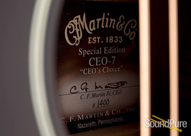 Martin CEO-7 Adirondack/Mahogany Acoustic #1888276 - Used — image 5