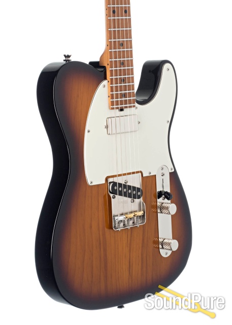 Tuttle Custom Classic T Roasted Pine 2-Tone Sunburst #657 — image 3
