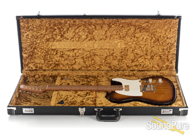 Tuttle Custom Classic T Roasted Pine 2-Tone Sunburst #657 — image 4