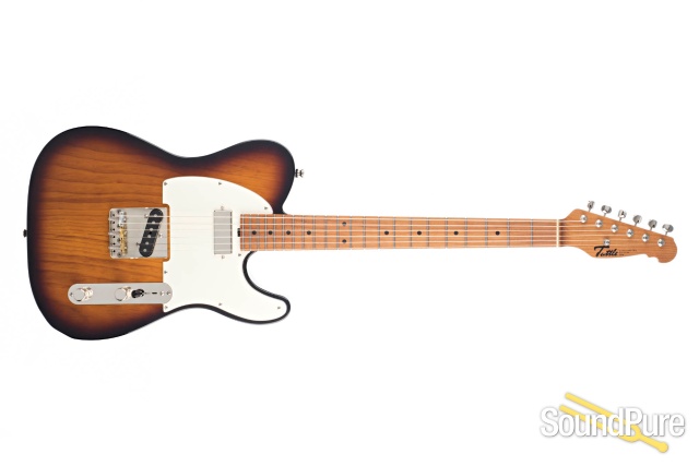Tuttle Custom Classic T Roasted Pine 2-Tone Sunburst #657 — image 8