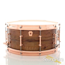 Ludwig 6.5X14 Smooth Copper Snare Drum-Tube Lugs LC663TC