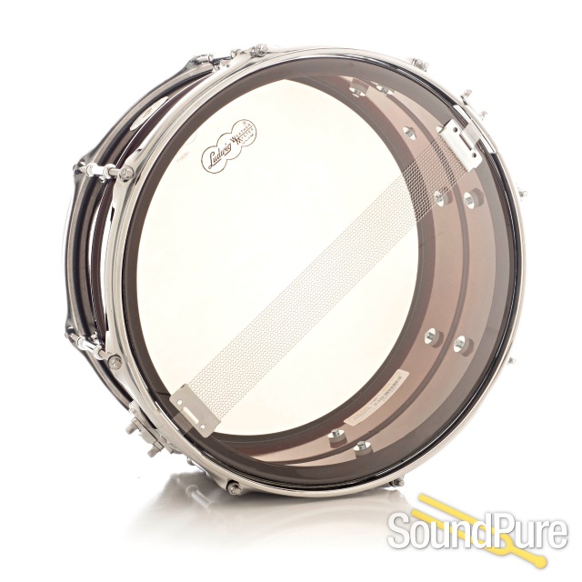 Ludwig 6.5x14 Black Beauty Snare Drum-Tube-Dragon's Blood — image 2