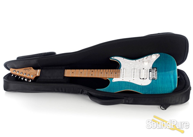 Suhr Standard Plus Bahama Blue Electric Guitar #63474 — image 4