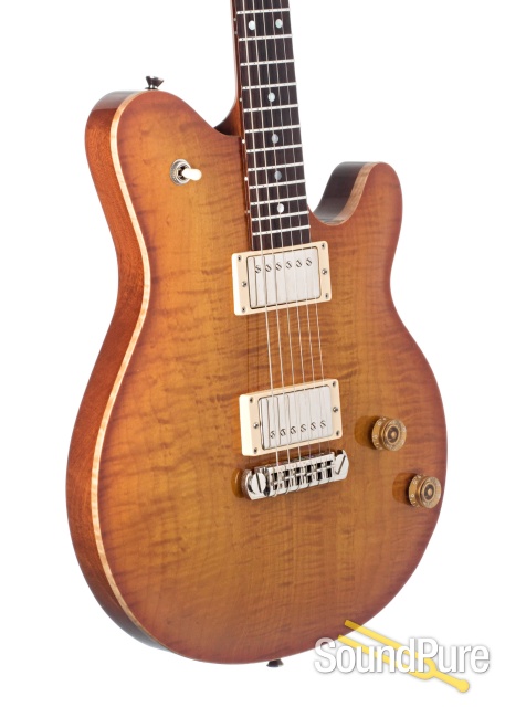 Michael Tuttle Carve Top Deluxe Iced Tea Burst #21 - Used — image 3